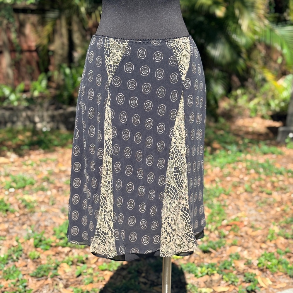 90s 2000s INC International Concepts Flowy Boho Skirt